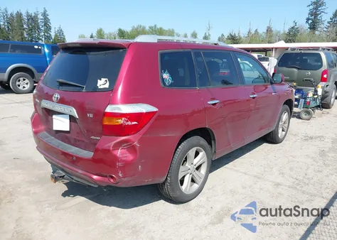 2008 Toyota Highlander Limited из США, поврежденный, VIN JTEES42A782074816